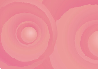 Abstract irregular circle pattern. Pink and peach colors.