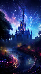 Obraz premium Fantasy World Castle