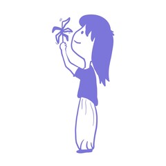 silhouette of a child