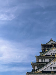 Japanese palace in Osaka. 