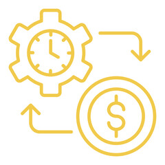 Time Is Money Icon