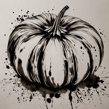 illustration of pumpkin