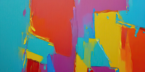 abstract colorful paint canvas