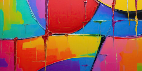 abstract colorful paint canvas