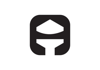 capital letter A text design for your business