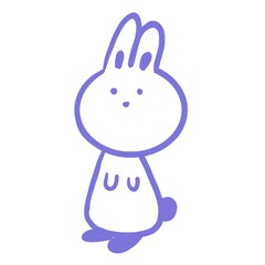 Obraz premium rabbit in the snow