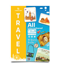 All international tour package travel poster