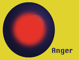 Anger, abstract Illustration