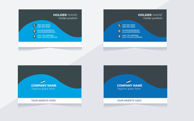 Best digital design modern simple vector minimal creative illustration personal information office visiting card template  