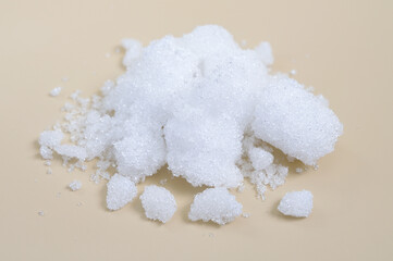 Camphor is a waxy, colorless solid with a strong aroma
