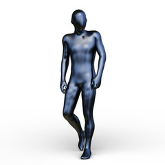 ポーズをとる男性