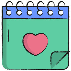 Hand drawn Calendar icon