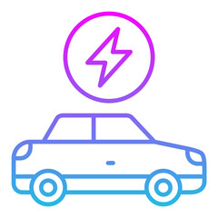 Electric Car Icon