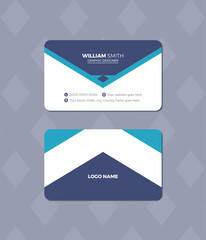 Vector corporate business card design template