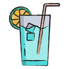 Hand drawn Juice icon