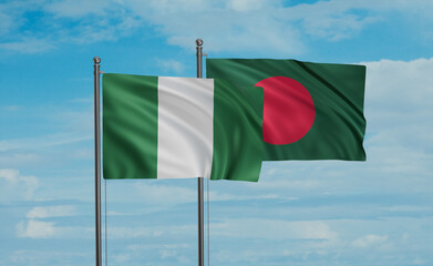 Bangladesh and Nigeria flag