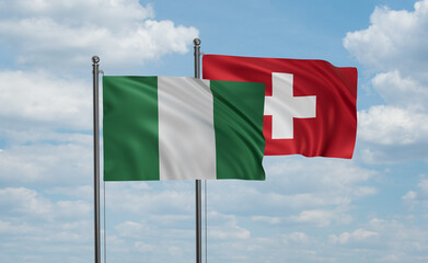 Switzerland and Nigeria flag