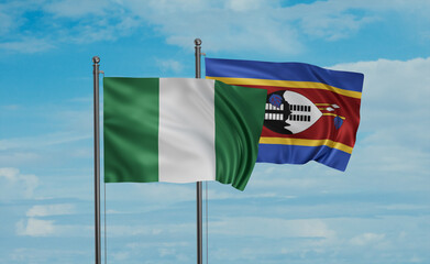 Eswatini and Nigeria flag