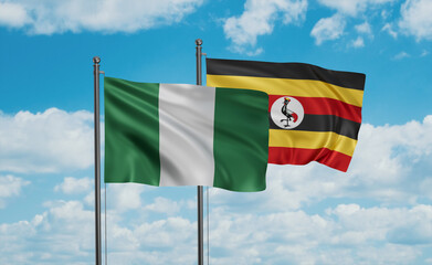 Uganda and Nigeria flag