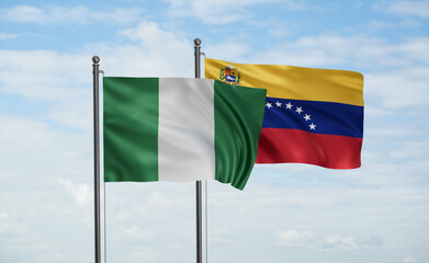 Venezuela and Nigeria flag