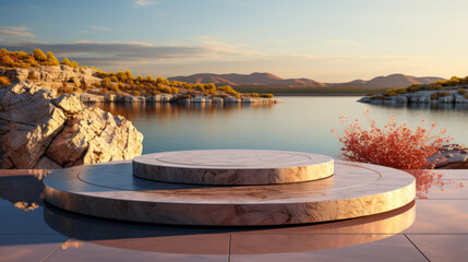 product podium for product photography