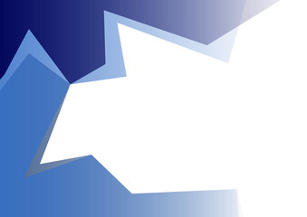 abstract color background with shape isolated on white background