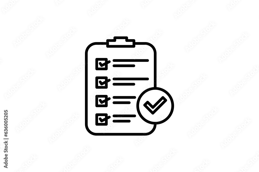 Poster approved document icon. icon related to assessment. suitable for web site design, app, user interfac