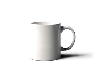 Weißer Kaffee Becher, Tee, Mockup, Freigestellt, Isoliert