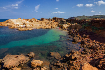 Fototapeta premium Pregonda beach in the north of Menorca (Spain)