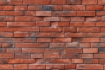 Fototapeta premium Texture of red brick wall. Concept of textures. Generative Ai, Ai.