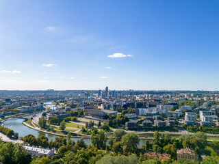View to the modern part of Vilnius, the capital of Lithuania