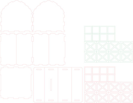 Granja para corte laser 10cm