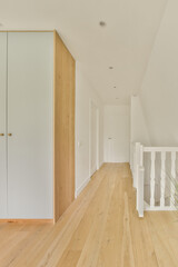 an empty room with wood flooring and white trim on the walls in this photo is taken from the inside