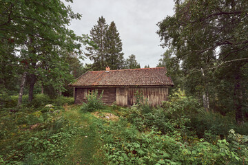 Fototapeta na wymiar Images from Eiktunet Open Air Museum, Gjovik, Oppland, Norway.