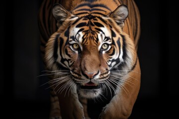 Obraz na płótnie Canvas Close up of Siberian Tiger