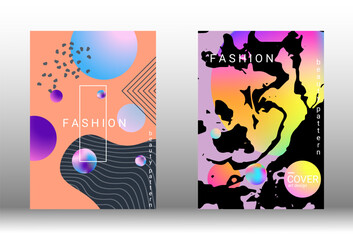 Future futuristic template with abstract forms for banner design, poster, booklet, report, journal.