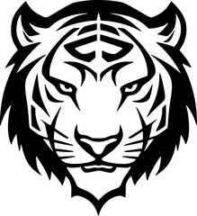 Fototapeta premium Tiger - Minimalist and Flat Logo - Vector illustration