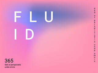 Liquid on colorful background. Bright mesh blurred pattern in pink, blue, green tones.