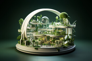 City under bell