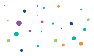 festival incredible colorful dots vector background