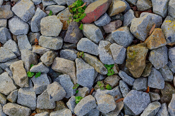 granite ock rail,Stone texture, Railway Ballast, Gravel Background