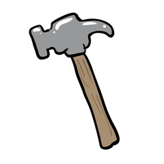 hammer isolated on white