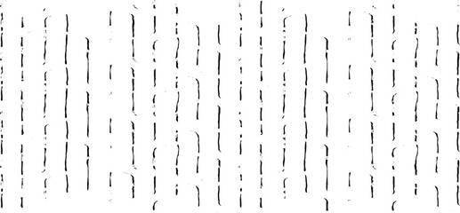 Monochrome texture composed of irregular graphic elements. Distressed uneven grunge background. Abstract vector illustration. Overlay for interesting effect and depth. Isolated on white background.