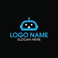 robot logo design