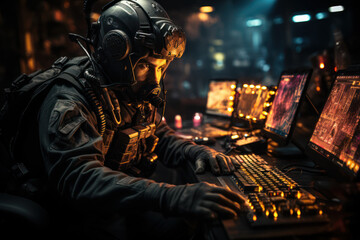 Cyber Warfare. Analyze the evolving landscape of cyber warfare and its implications. Generative Ai.