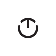 letter t u logo design, smile face, people logo, urban, community, youth, eps