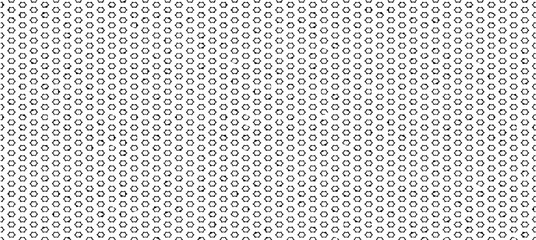 Rough, irregular texture composed of monochrome geometric elements. Overlay distressed grunge background. Abstract vector illustration. Isolated on white background. EPS10