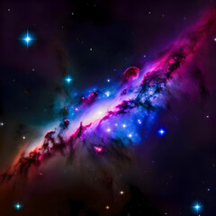 Obraz na płótnie Canvas stars and nebula_3