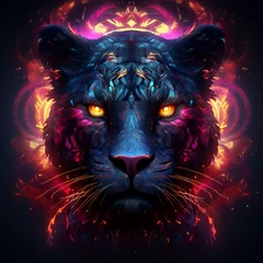 Foto op Plexiglas Black Panther Fantastic, Wild and Amazing © ozguraraz