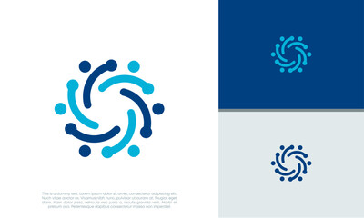 Human Resources Consulting Company, Global Community Logo.	